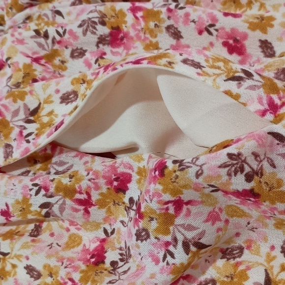 Torrid NWT Floral Elastic Waist Tea Length Skirt Size 2 equivalent to an 18-20 - Picture 10 of 12